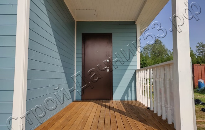 4 Каркасно-щитовой дом Д-23, 8,5х8 м, 68 М², Ленинградская область, Всеволожский район, ДНТ “Поляна-2” (4)